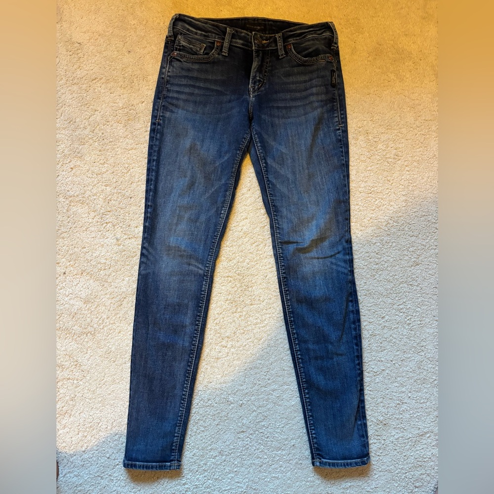 Silver Jeans Dark Blue Women's Skinny Jeans
